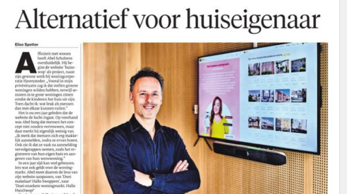 HuisSwop Update in het Algemeen Dagblad