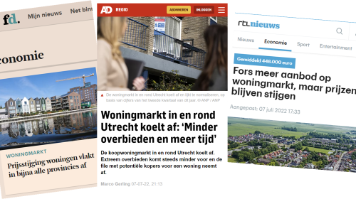 Ontwikkelingen op de woningmarkt: woningzoekenden van de regen in de drup