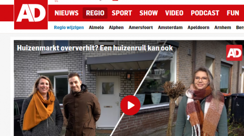 Mooi voorbeeld hoe huizenruil - toevallig - tot stand is gekomen in Dordrecht